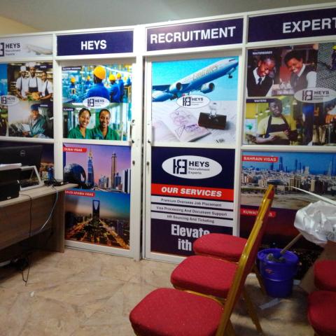 Heys Recruitment Agency Office Branding